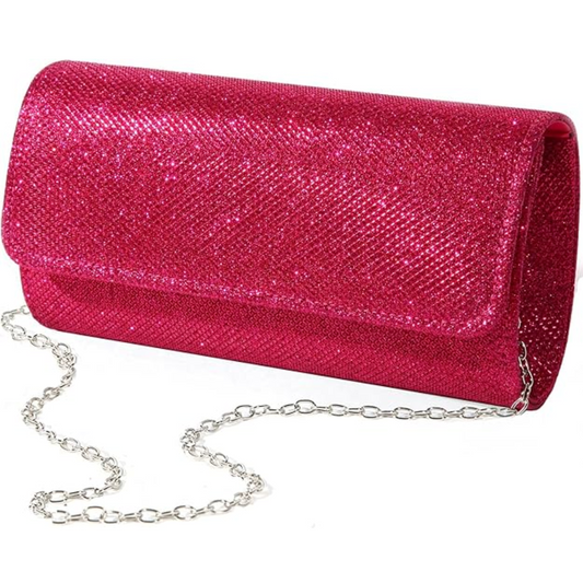 Sparkle Glitter Clutch Bag – Compact Elegant Party Handbag