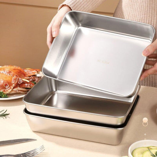 Stainless Steel Meal Prep Containers with Lids Stackable BPA-Free Kitchen Storage Set