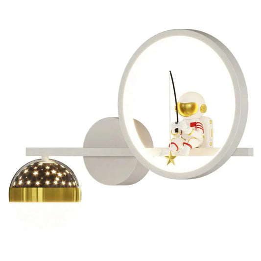 Star Projection Wall Lamp Kids Bedroom Night Light