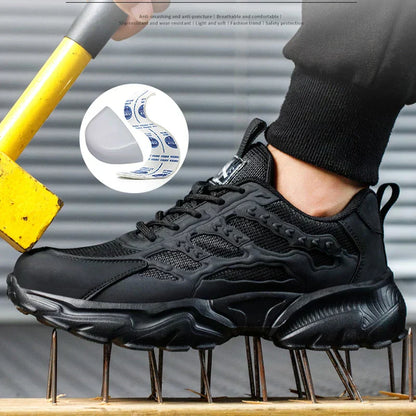 Steel Toe Safety Shoes Lightweight Protective Work Sneakers