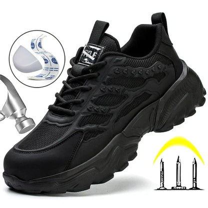 Steel Toe Safety Shoes Lightweight Protective Work Sneakers