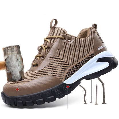 Steel Toe Work Shoes Lightweight Safety Trainers Men