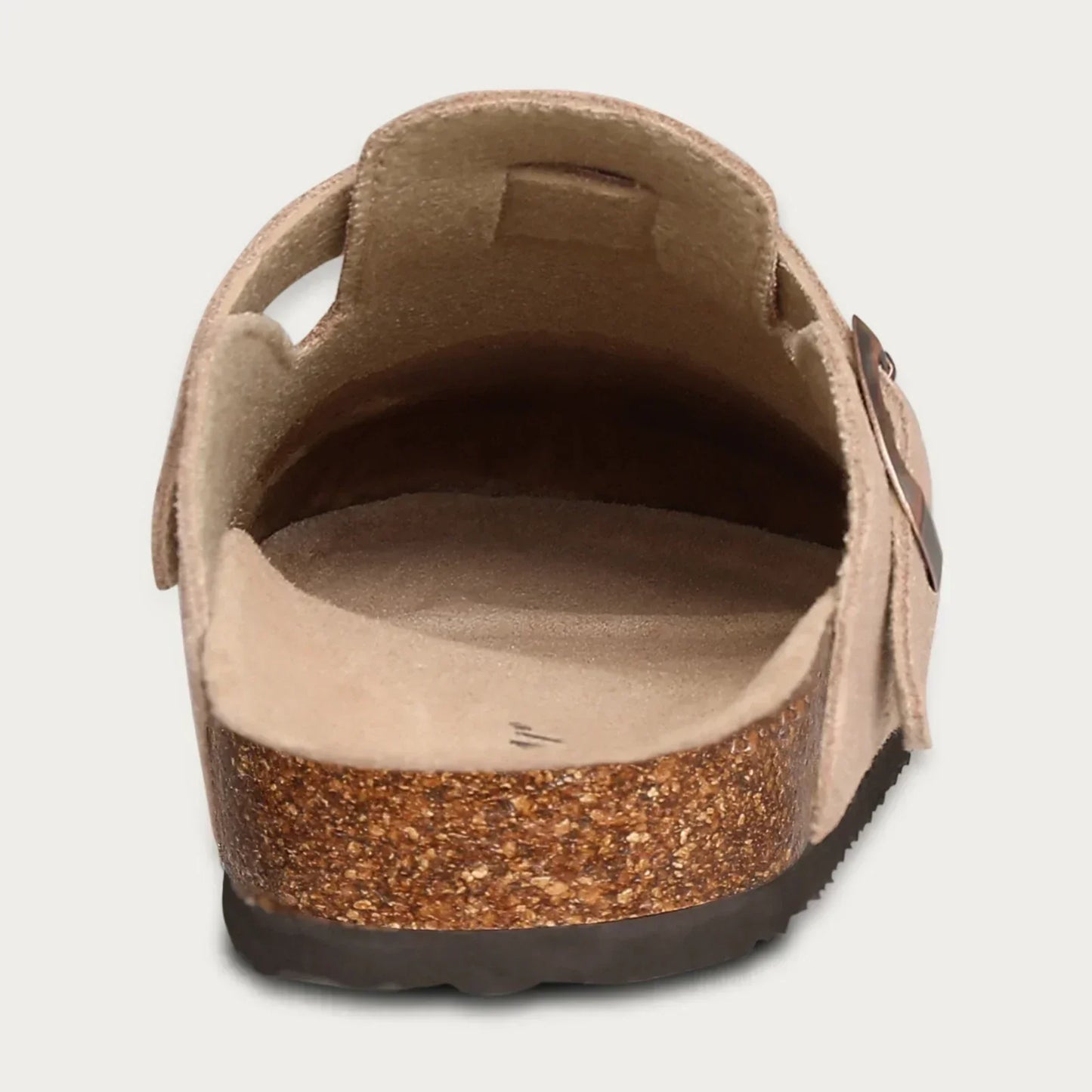 Suede Comfort Sandals Ergonomic Cork Sole Slip On Summer