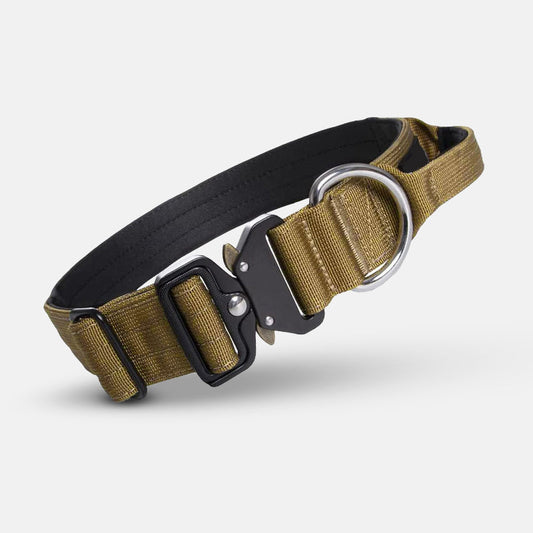 Tactical Dog Collar Heavy Duty Training Collar With Handle