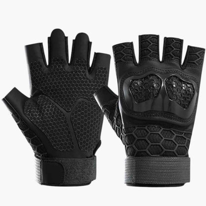 Tactical Fingerless Gloves Anti Slip Wear Resistant Outdoor Training Gloves