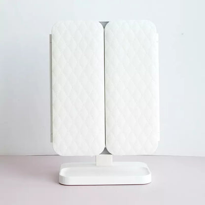 Trifold LED Makeup Mirror Adjustable Light Vanity Table Mirror