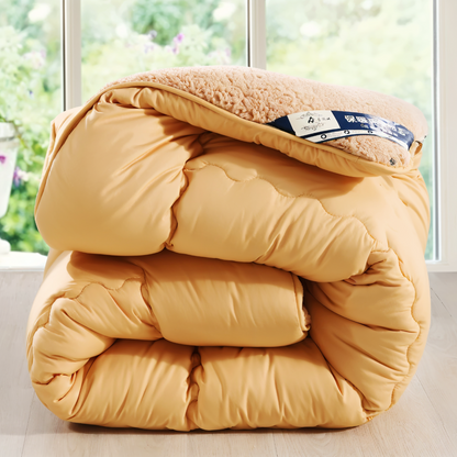 Ultra Soft Winter Quilt Cover Thick Plush Bedding Warm Flannel Blanket