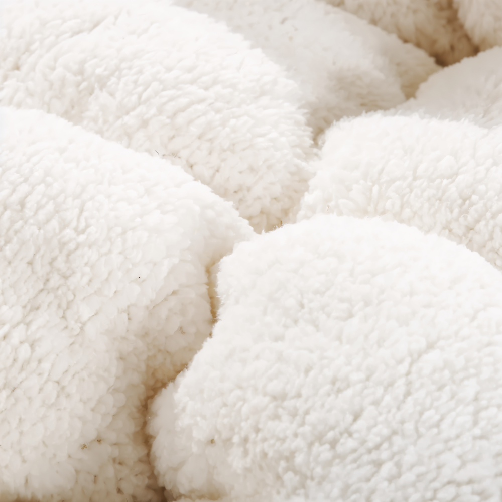 Ultra Soft Winter Quilt Cover Thick Plush Bedding Warm Flannel Blanket