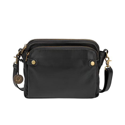 Vintage Leather Crossbody Shoulder Bag Adjustable Strap