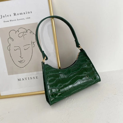 Vintage PU Leather Shoulder Bag for Women Everyday Style