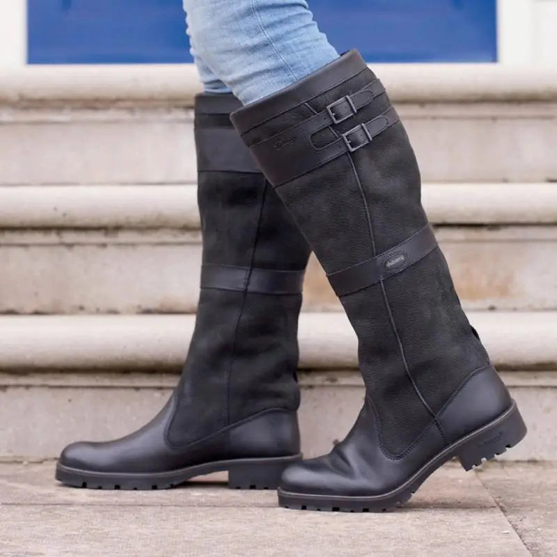 Waterproof Outdoor Boots High Shaft Buckle Rain Footwear