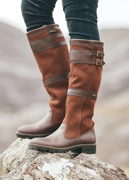 Waterproof Outdoor Boots High Shaft Buckle Rain Footwear