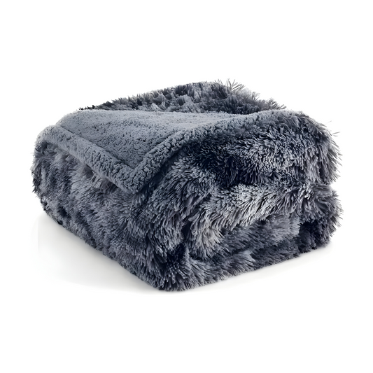 Waterproof Plush Throw Blanket Soft Microfiber Cozy Sofa Blanket