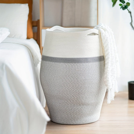 Wicker Laundry Basket Large Storage Hamper Woven Laundry Bin