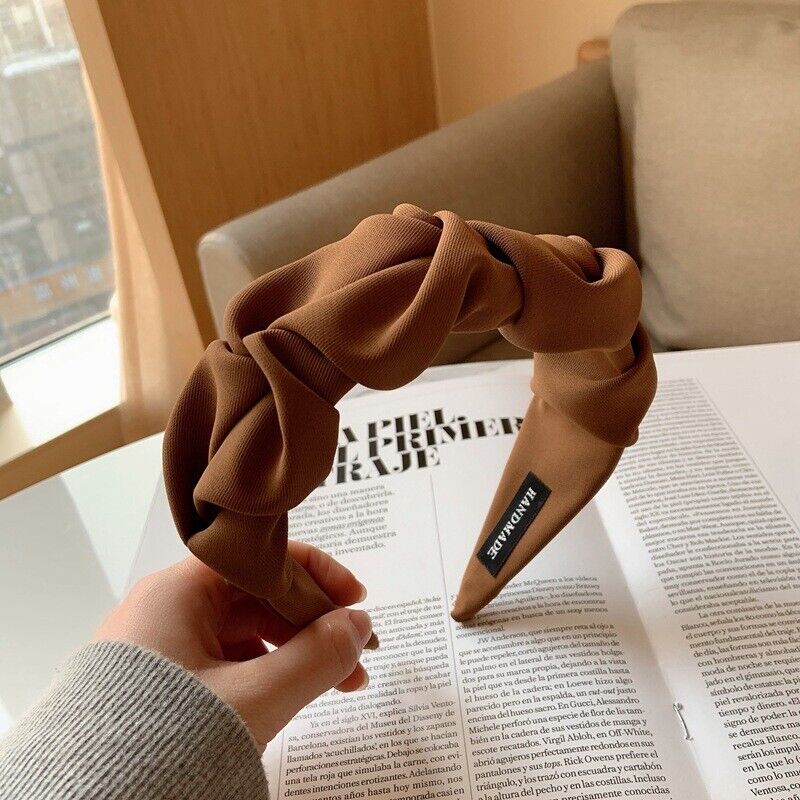 Wide Knotted Headband Womens Soft Fashion Hair Accessory