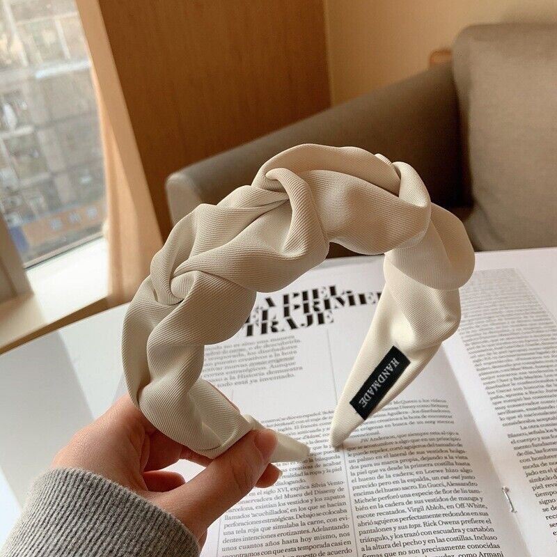Wide Knotted Headband Womens Soft Fashion Hair Accessory