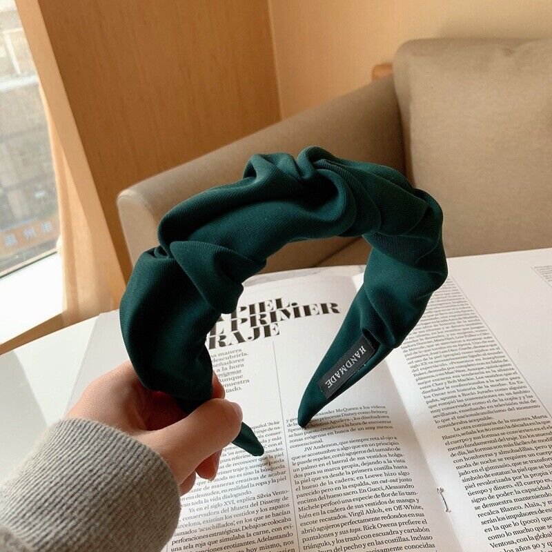 Wide Knotted Headband Womens Soft Fashion Hair Accessory