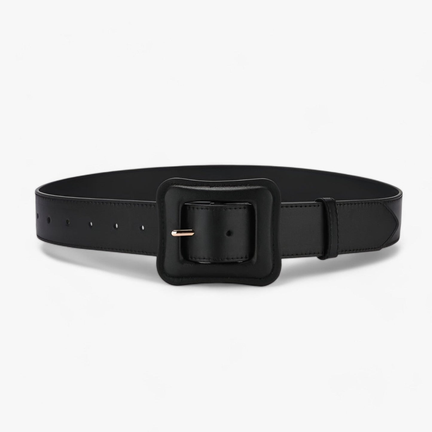 Wide Vintage Leather Waist Belt Adjustable Fashion Dress Belt