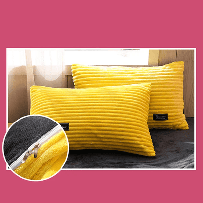 Winter Velvet Bedding Set Plush Coral Fleece Duvet Cover Set