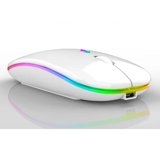 Wireless Rechargeable Mouse LED Bluetooth Computer Mouse