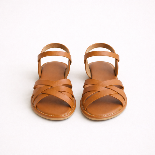 Women Cross Strap Sandals Comfortable Breathable Summer Walking