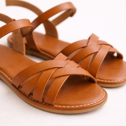 Women Cross Strap Sandals Comfortable Breathable Summer Walking