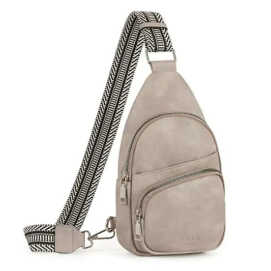 Womens Leather Crossbody Shoulder Bag Adjustable Strap Lightweight Everyday Purse