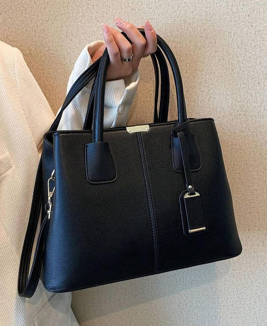 Plaid PU Leather Shoulder Handbag for Women