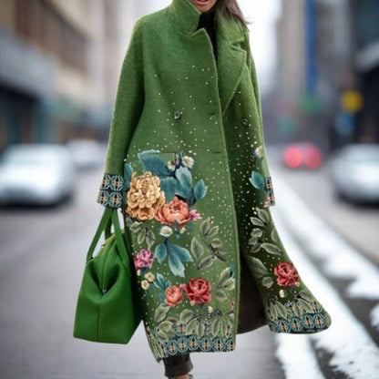 Womens Winter Coat Tailored Fit Warm Wool Blend Jacket