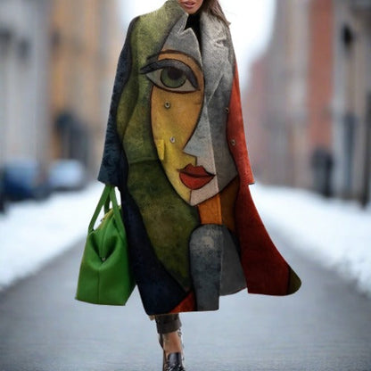 Womens Winter Coat Tailored Fit Warm Wool Blend Jacket